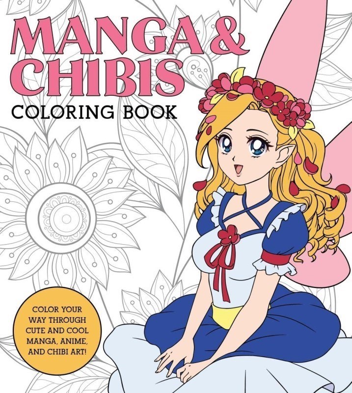 تصویر  MANGA & CHIBIS COLORING BOOK