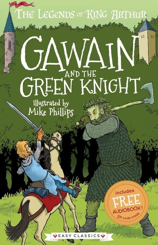 تصویر  The Legends of King Arthur Gawain and the Green Knight  Easy Classics