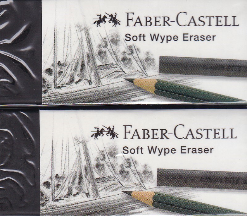 تصویر  پاك كن سافت مشكي وايپ بزرگ FABER CASTELL 187425