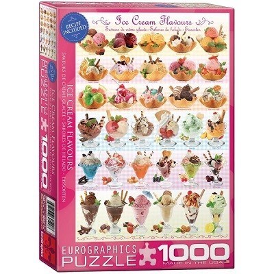 تصویر  پازل ice cream flavors 1000 PCS 48×68 CM 6000-0590