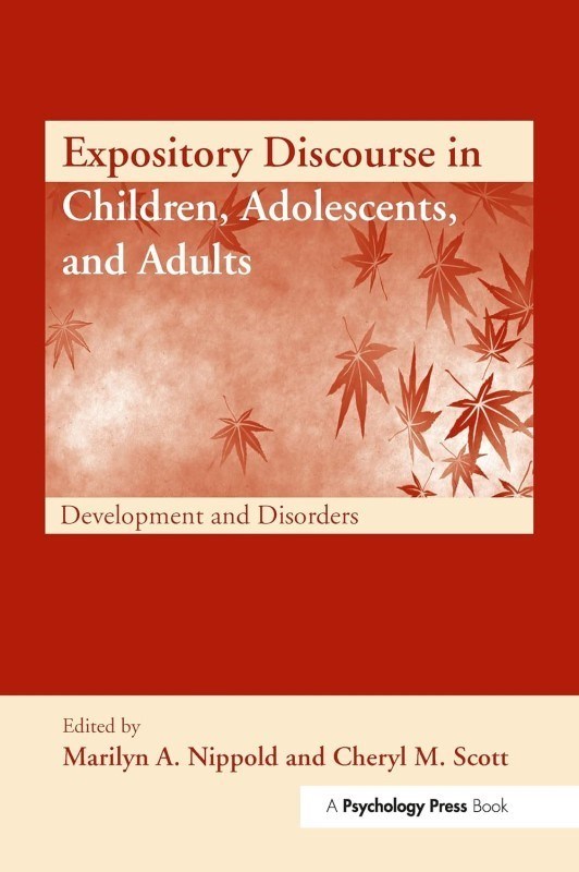 تصویر  Expository Discourse in Children, Adolescents, and Adults: Development and Disorders (New Directions in Communication Disorders Research)