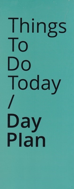 تصویر  پلنر روزانه Things To Do Today Day Plan