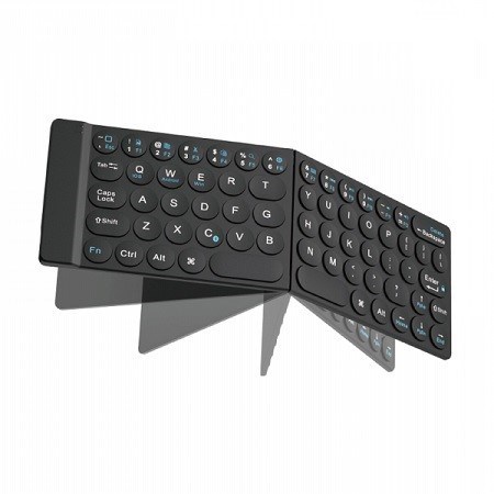 تصویر  FOLD MINI KEYBOARD WIRELESS CONNECTIONS FMK-01 BLACK