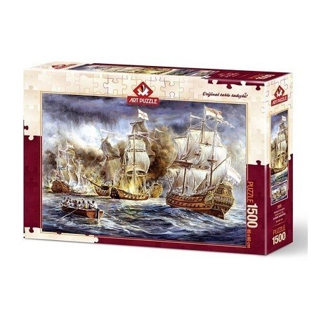 تصویر  PUZZLE 1500 PCS BATTLESHIP WAR 85×60 CM 4549