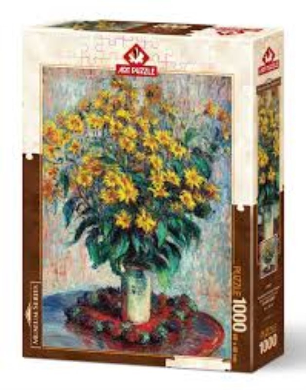 تصویر  PUZZLE 1000 PCS JERUSALEM ARTICHOKE FLOWER 68×48 CM 5247