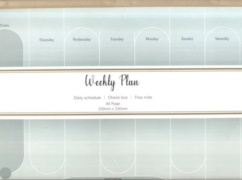 تصویر  پلنر نت پد روزانه Weekly Plan كد 892 هميشه