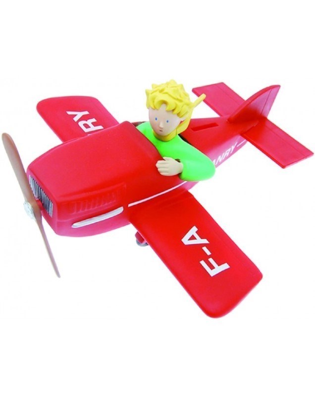 تصویر  مجسمه LITTLE PRINCE IN HIS PLANE MONEY BOX 80028