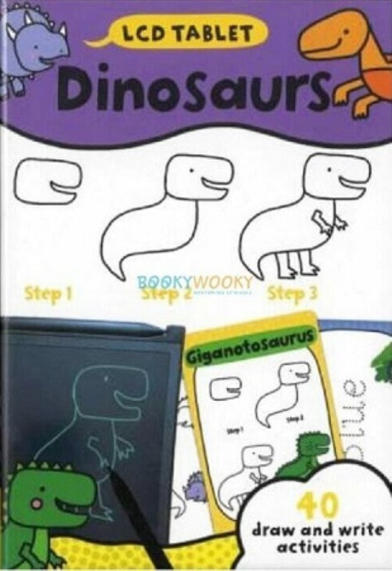 تصویر  Dinosaurs Draw And Write LCD Tablet Book