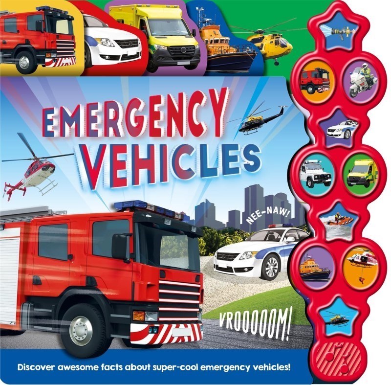 تصویر  Emergency Vehicles My First Tabbed Sound Book