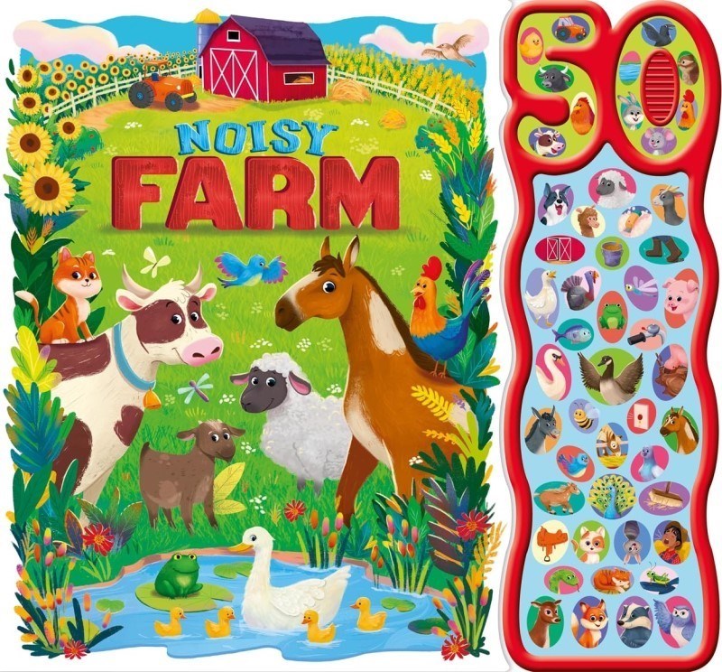 تصویر  Noisy Farm 50-button sound book