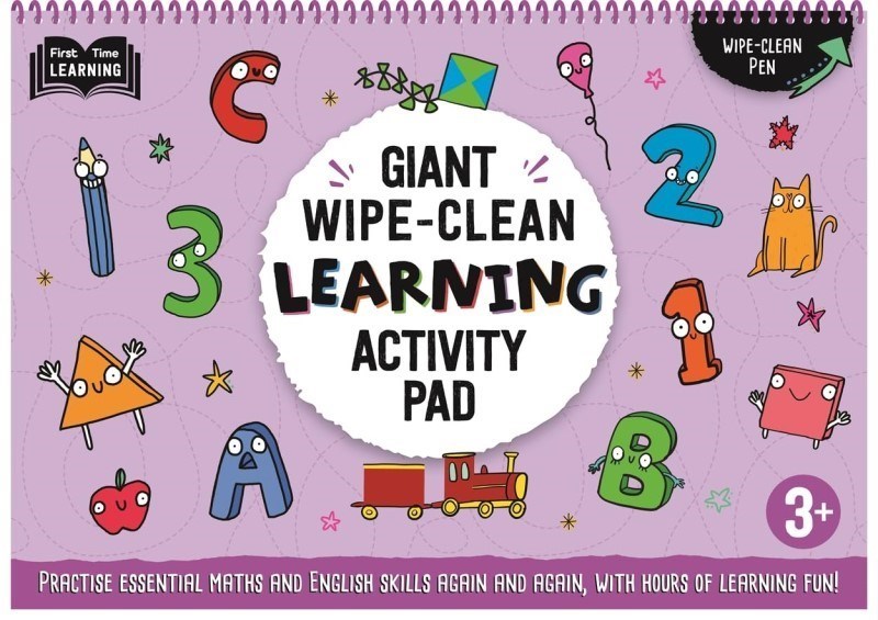 تصویر  3+ Giant Wipe-Clean Learning Activity Pad