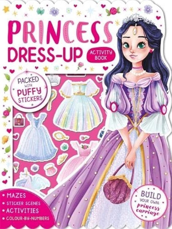 تصویر  Princess Dress-Up Activity Book