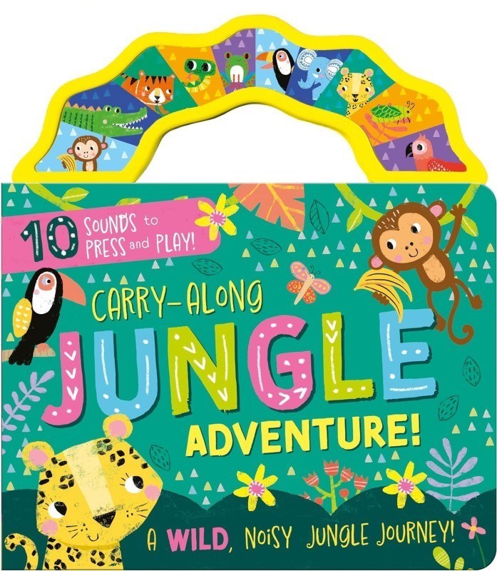 تصویر  Carry-Along Jungle Adventure – Childrens 10 Button Sound Book