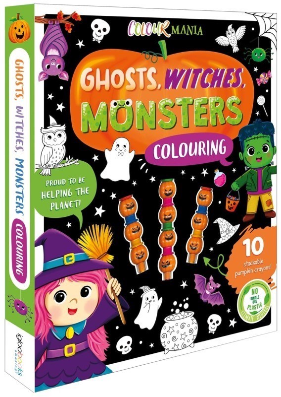 تصویر  Ghosts, Witches, Monsters Colouring