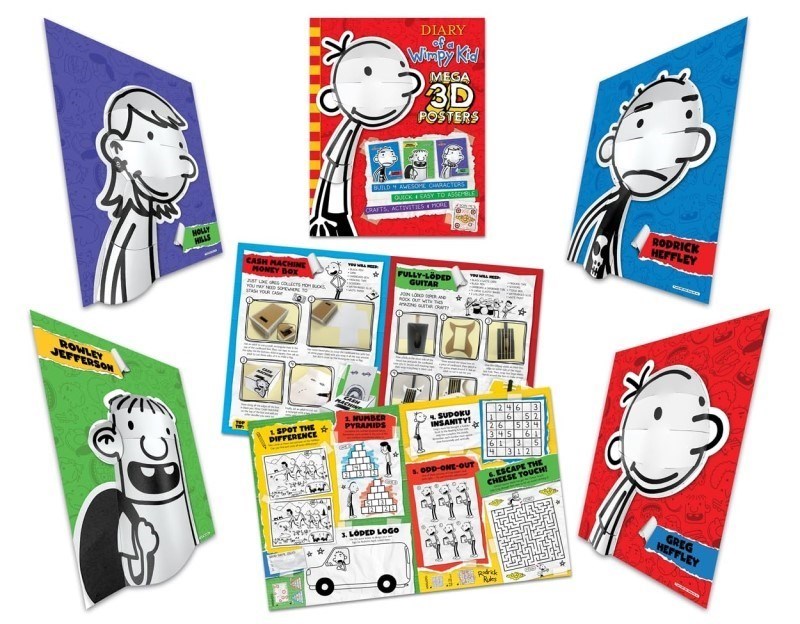 تصویر  Diary of a Wimpy Kid: Pop Heads - 3D Crafts