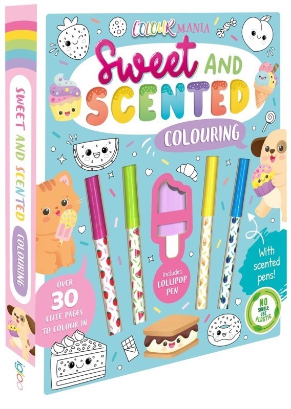 تصویر  Sweet and Scented Colouring Colouring kit with scented pens