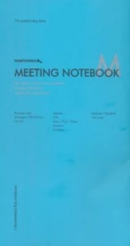 تصویر  پلنر پاسپورتي 2 عددي MEETING NOTEBOOKE 12×21 CM هميشه كد 780