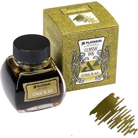 تصویر  جوهر خودنويس پلاتينيوم مشكي سيتروس  PLATINUM CLASSIC INK 60 ml