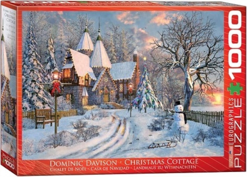 تصویر  پازل CHRISTMAS COTTAGE 1000 PCS 48×68 CM 6000-0790