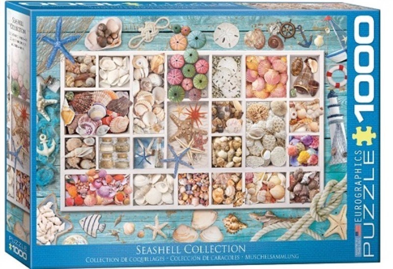 تصویر  پازل SEASHELL COLLECTION 1000 PCS 48×68 CM 6000-5529