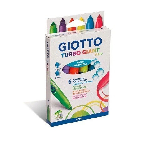 تصویر  ماژيك 6 رنگ نئوني GIOTTO