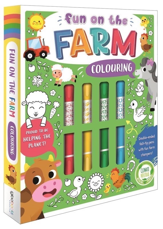 تصویر  Fun on the Farm Colouring Book and Felt Tip Pens