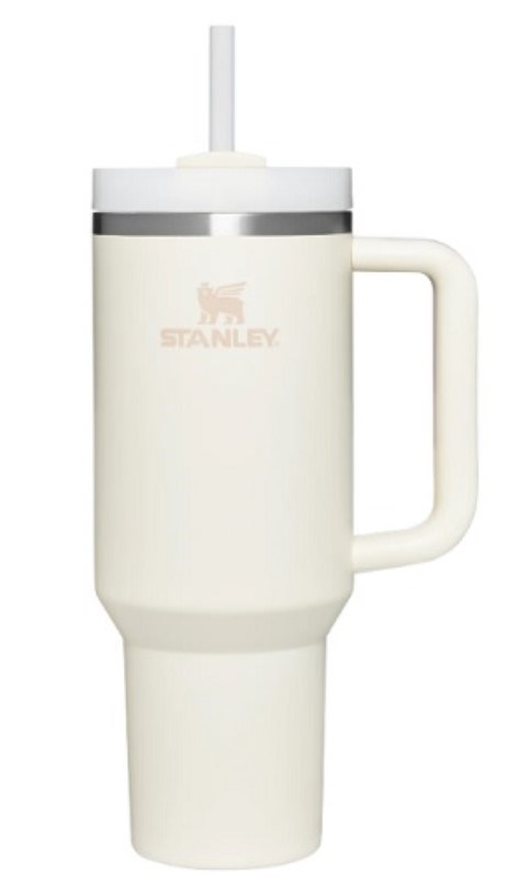 تصویر  ماگ دسته دار The Quencher H2.0 FlowState Tumbler Cream 1.2L