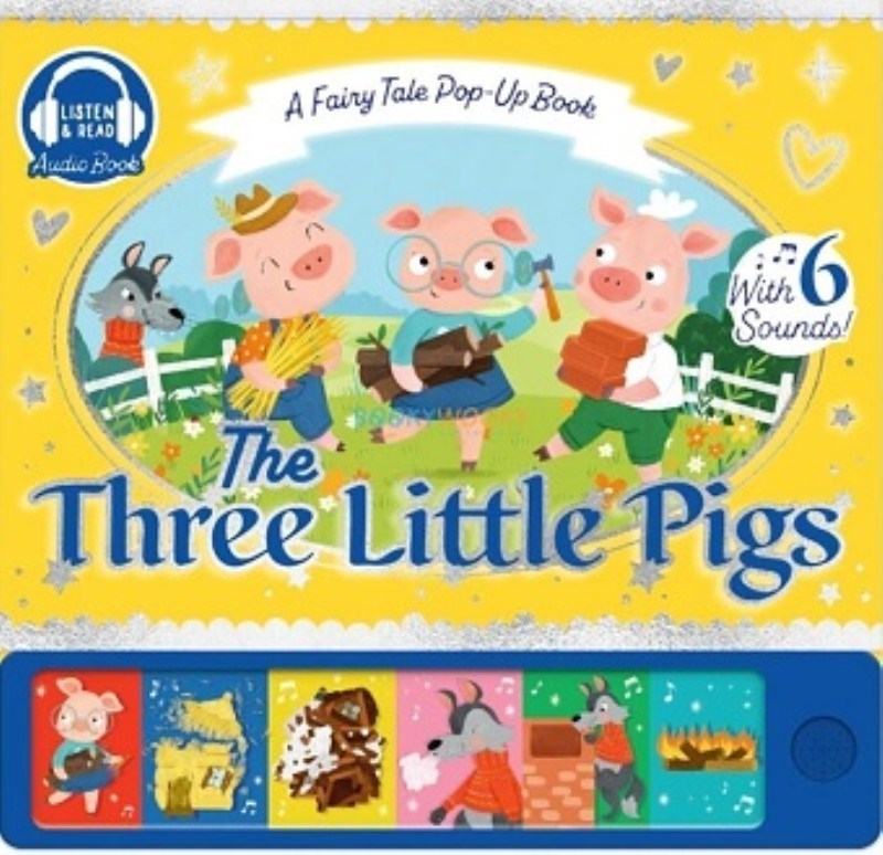 تصویر  The Three Little Pigs: A Fairy Tale Pop-Up Book