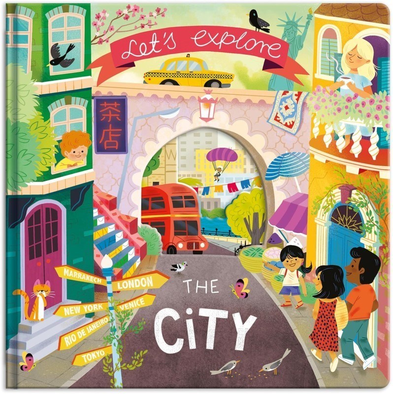 تصویر  Lets Explore The City - Children's Lift-The-Flap Book