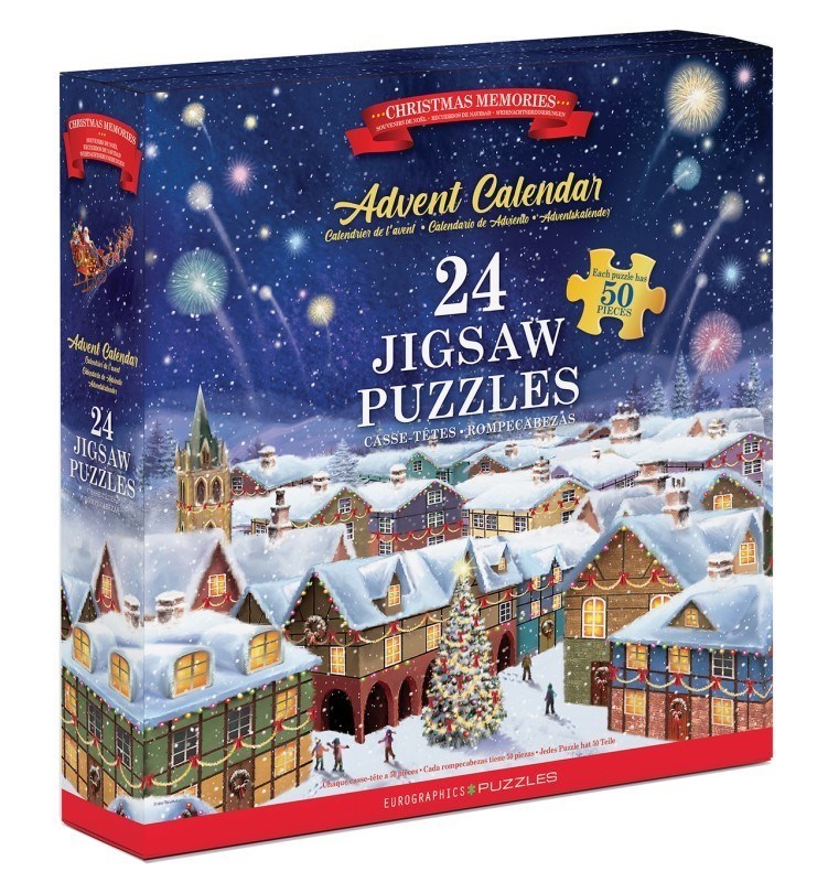 تصویر  پازل Christmas Memories Advent Calendar 24×50 PCS 12.5×12.5 CM 9924-5810