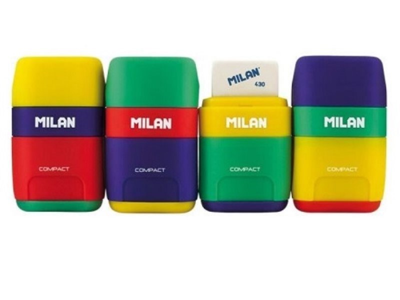 تصویر  تراش پاك كن دوقلو MILAN COMPACT MIX 4710624