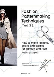 تصویر  FASHION PATTERNMAKING TECHNIQUES [ VOL. 3 ]: HOW TO MAKE JACKETS, COATS AND CLOAKS FOR WOMEN AND MEN